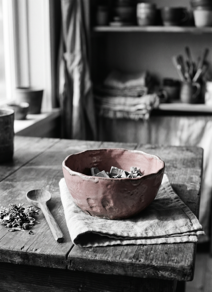 Handmade ceramics, handmade clothes