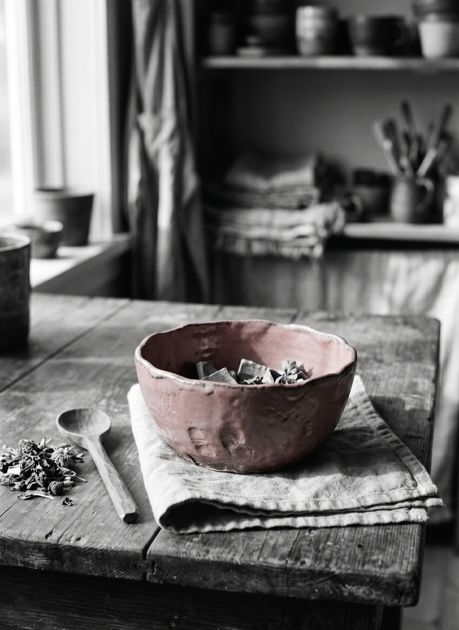 Handmade ceramics, handmade clothes