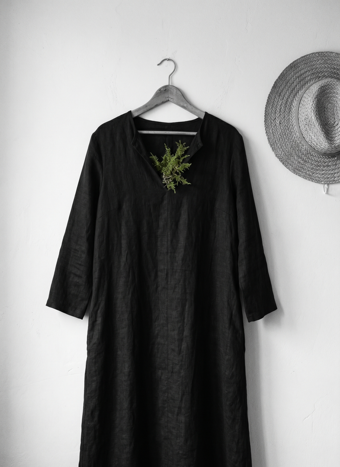 How to Make a Black Linen Maxi Read Cottagecore, Not Gothic