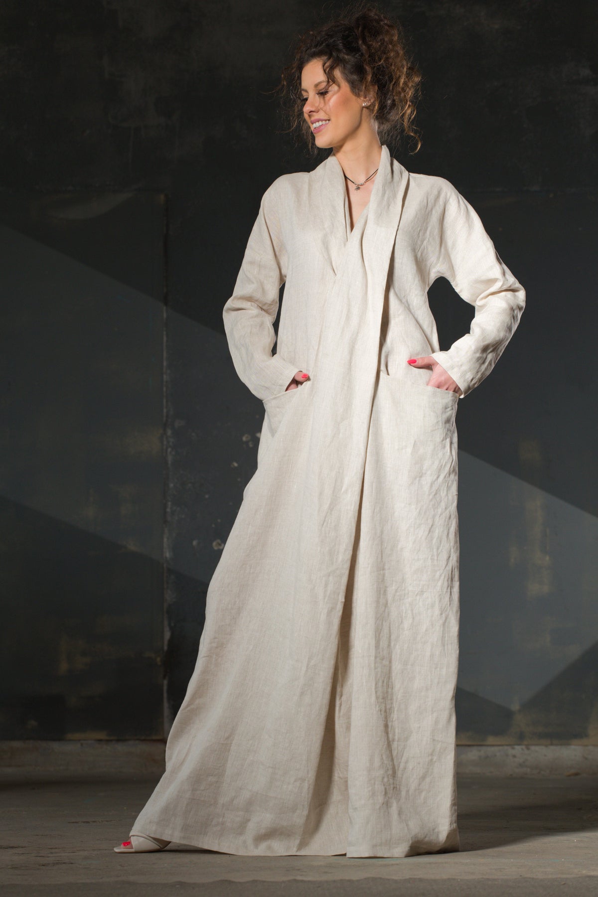 Check the Linen Dress