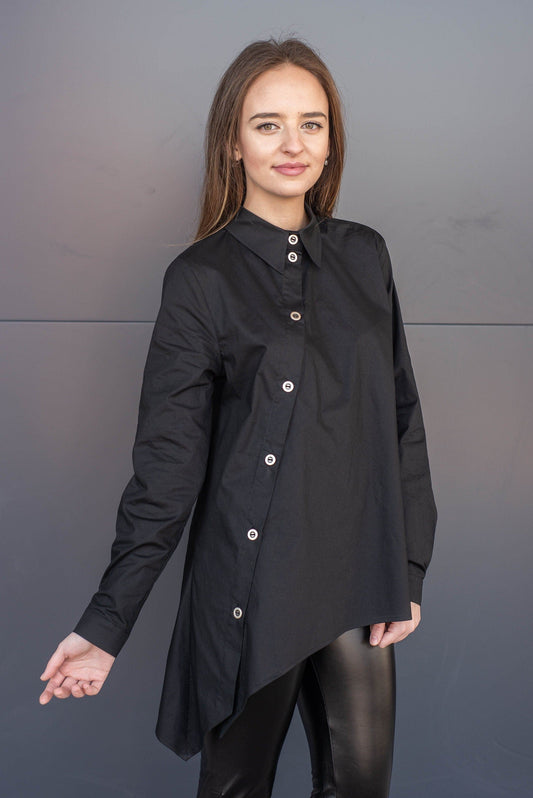 ASYMMETRIC WOMEN'S SHIRT - SHIRT
