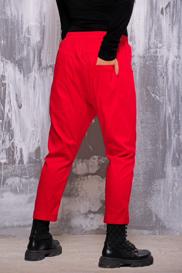 Cotton Harem Pants — Bohemian Minimalist, Made to Order