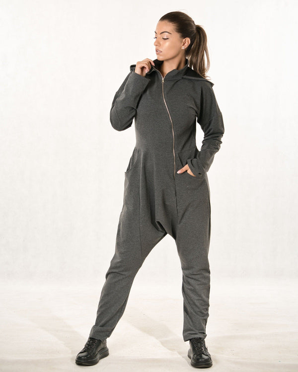 Asymmetric Jumpsuit — Bohemian, Made to Order