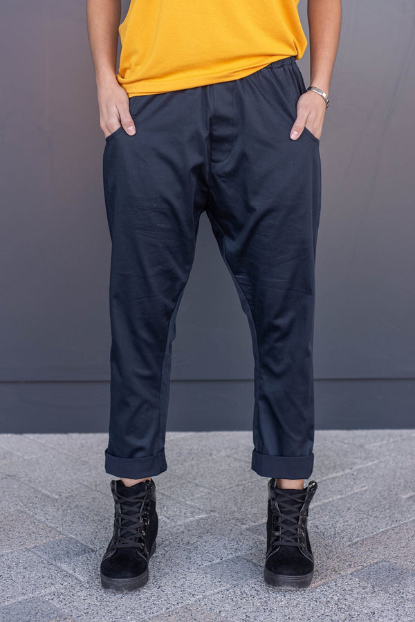 Cotton Harem Pants — Bohemian Minimalist, Made to Order