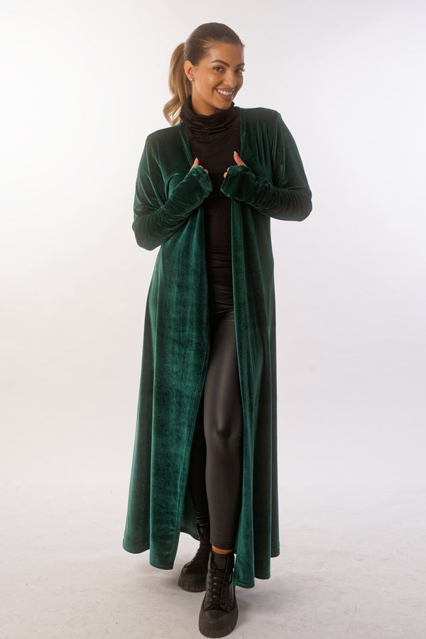 Velvet Cape Dress — Gothic Elegant, Made to Order