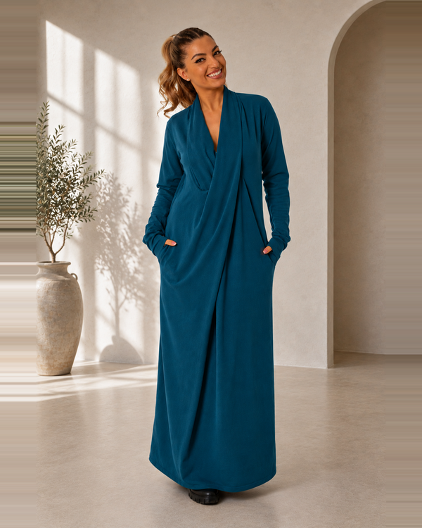 Knitted Kimono Dress — Dark Bohemian, Made to Order